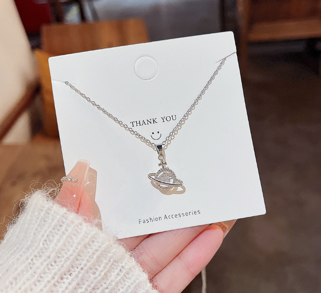 [MonoGleam] Titanium Cross Gemstone Necklaces